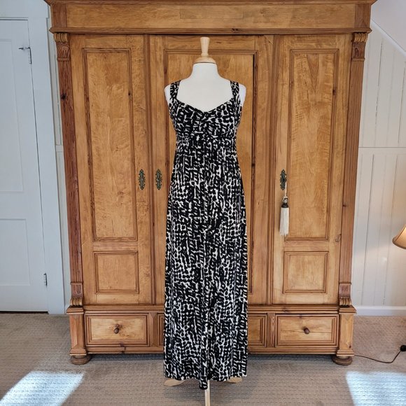 NY Collection Maxi Stretchy Sleeveless Dress. Size M - Picture 2 of 13